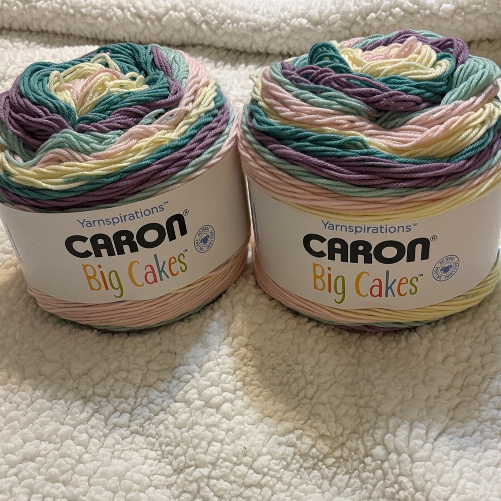 Yarnspirations Caron Big Cakes Yarn - 2 Cakes